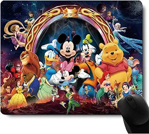 Anime Landscape Mouse Mat, Non-Slip Rubber Base for Laptop & Computer, Wireless Mouse Pad, Office Supplies, Desk Decor