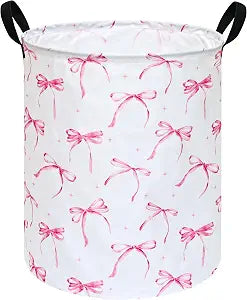 Round Laundry Hamper Storage Basket Laundry Organizer Bins