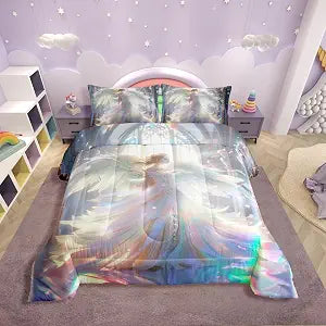 Erosebridal Girls Angel Comforter Set