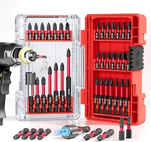35Pcs Screwdriver Bits Set S2 Steel Screwdriver Impact Kit
