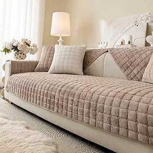 Velvet Washable Couch Cover,Nonslip Sofa Cover for Dogs.