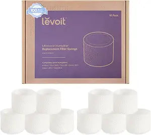 Levoit 10-Pack Top Fill Humidifier Replacement Filters, Capture Particles