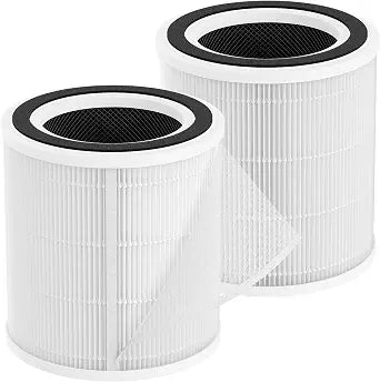 H7129 H7128 Replacement Filter Compatible with GoveeLife H7129 & H7128 Smart Air Purifiers, 3-in-1 H13 True HEPA Filters with Detachable Washable Nylon Pre-Filters, 2 Pack