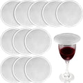 Boao 12 Pieces Stainless Steel Drink Covers Wine Glass Keeps Debris out Cup Drink Wine Glass Lid Mesh Ventilated Discs for Beverage Cover Outdoors Ventilation Reducing Splashing