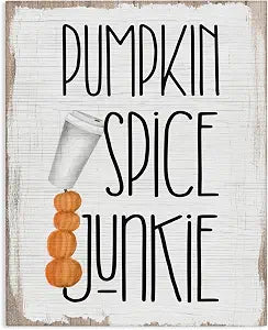 Stupell Industries 'Pumpkin Spice Junkie Coffee Cup'| Canvas Art