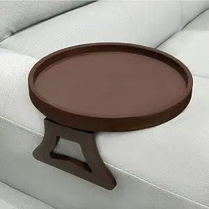 NDL Sofa Armrest Clip Table  No-Slip Couch Tray for Drinks, Snacks, Remote, Gamepads, Adjustable Armchair Table for Living Room, Bedroom, Dorm  Fits Most Armrests
