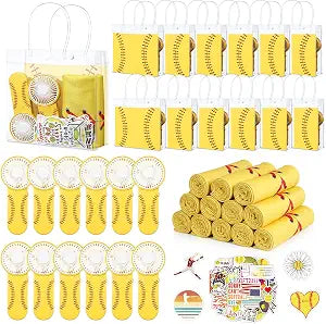 Tujoe 36 Pcs Softball Team Gift Set for Players, Coaches and Fans