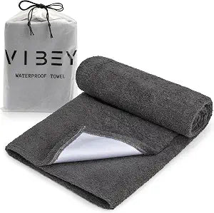 VIBEY | Washable Waterproof & Stainproof Sex Towel/blanket, Mattrass Protector, Incontinence Bed Pad & Pet-Friendly Waterproof Mat | 4-in-1 Multi-Functional Solution for Pleasure, Comfort & Protection