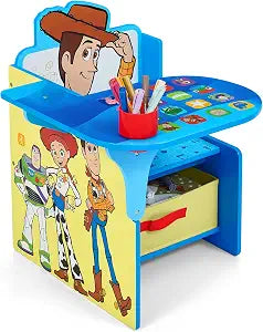 Delta Children Chair Desk with Storage Bin, Toy Story 5