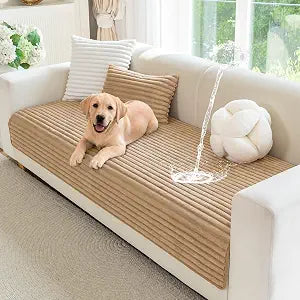 Royhom Waterproof Couch Cover for Dogs Sectional L Shaped Sofa Washable