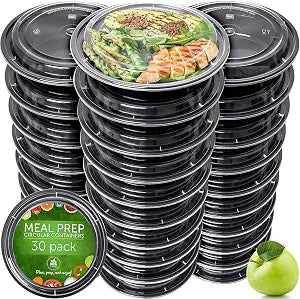 Prep Naturals 30 Pack Meal Prep Containers Reusable