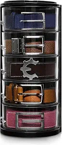 ELYPRO Acrylic Belt Organizer & Holder for Closet, Storage & Container