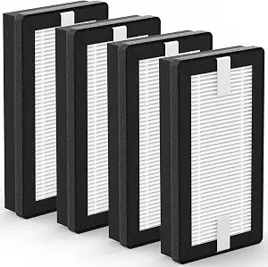 Air filter Replacement Compatible with EyeVac Air 2in1 Air Puri-fier, 2-in-1 Filtration with Activated Carbon Filter(4-pack)