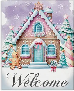 Stupell Industries Gingerbread House Holiday, 24 x 30 Inch Canvas Wall Art