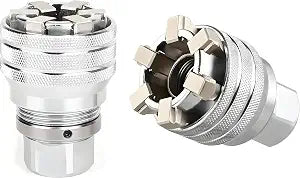 Upgraded Adjustable Universal Socket Wrench, Manual Socket Wrench, Multifunctional Sleeve, 10mm-19mm Universal Sockets Tools for 3/8" Drive Ratchet Torque Wrench and Power Drill