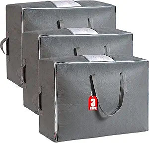 105L Extra Large Storage Bag for Blankets Comforters Bedding Clothes Pillow