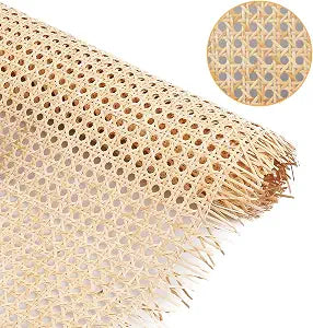 14" Width Cane Webbing 3.3FeetNatural Rattan for Caning Projects