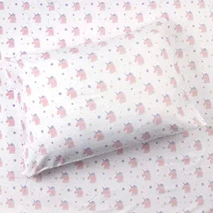 Sleeping Partners Kids 3PC Twin Size Sheet Set, Ombre Unicorn
