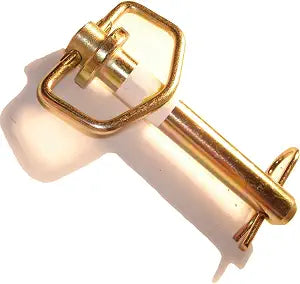 Hard to Find Fastener Swivel Handle Hitch Pin, Heavy Duty Heat Treated Corrosion Resistant Safety Hardware for Securing Tractor Trailers, 3/4 x 4-1/4-Inch