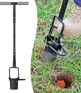 Omesata Sod Plugger, Bulb Planter Grass Plug Tool for Digging Holes