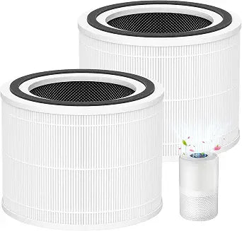 12070 Replacement Filter for Clorox Turbo Air Purifiers 11070, 2 Pack