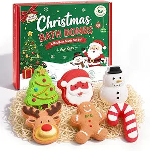 Christmas Bath Bombs, 2026 Christmas Stocking Stuffers for Women Teen Girls
