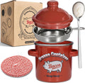 Bacon Grease Container with Strainer, Grease Saver Dishwasher Safe