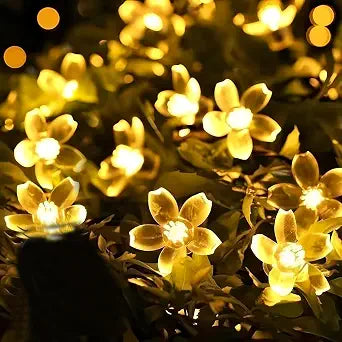 2pack String Light Battery and USB Powered 9.8FT/3M Warm 20LED Cherry Blossom String Light,Indoor/Outdoor Decoration - Ideal for Christmas, Garden, Birthday, Wedding, Party