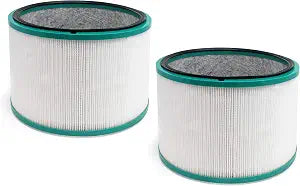 Fette Filter - 2 Pack 968125-03 Premium 360 Glass Filter Compatible with Dyson HP01 HP02 DP01 DP02 for Dyson Pure Hot Cool Link Desk Air Purifying Sytem Part # 968125-03 96812503.