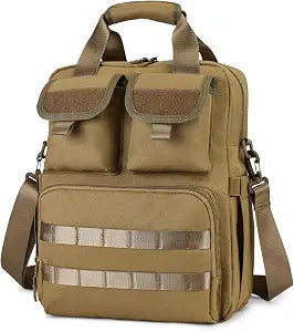 ArcEnCiel 14" Laptop Messenger Bag, 12L 900D Water-Resistant Oxford, MOLLE, Fits 14.2" Computer/Tablet for Business Travel