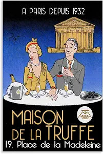 Stupell Industries Vintage Truffles Champagne, 20 x 30 Inch Canvas Wall Art