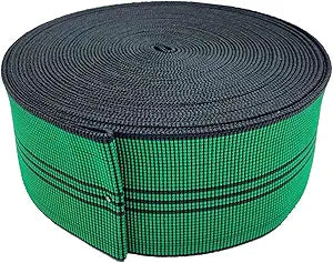 Upholstery Webbing Band Replacement for Chair, Couch, Sofa, 2ins  32ft Roll, Upholstery Seater Repair Material, Elastic, Latex, Stretchy Webbing Belt/Strap for Lawn Chair