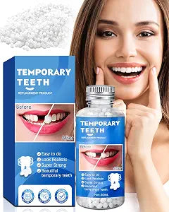 Moldable False Teeth, Temporary Teeth Beads for Missing or Chipped Teeth
