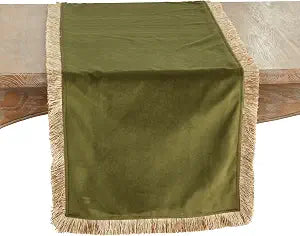Velvet Fringe Table Runner
