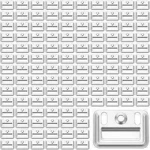 200 pcs Stainless Steel Z-Clips (1.73"/44mmx1.22/31mm) - Wall Panel Fixing Piece, Clamp for Integrated Wall Panels, Heavy Duty Walls Panel Buckle for Toilet Seats & Furniture Mounting