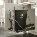 Under Sink Trash Can Pull Out, Fits Most 7-11 Gallon Bins, Bin Not Included