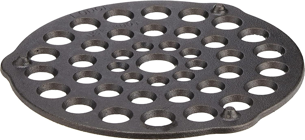 Lodge Cast Iron Meat Rack and Trivet, Pre-Seasoned, 8 Inches