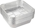 Waytiffer 25pack-8x8 Aluminum foil Pans Disposable Square baking Cake Pans