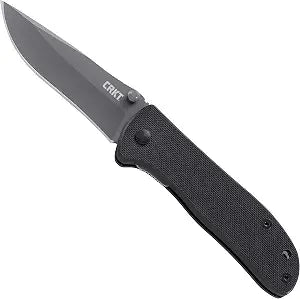 CRKT Drifter Everyday Carry Folding Knife with Liner Lock, Black, 6450K