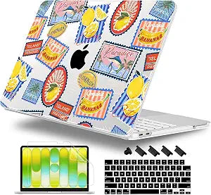 4-in-1 Hard Case for 2026 MacBook Neo 13 (A3404), Post Stamps