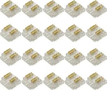 RGB COB LED Strip Wire Connector 10mm 4 Pin Solderless Clip