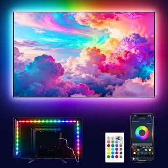 PANGTON VILLA TV LED Backlight for 40-60 Inch TV, 8.2ft LED Lights