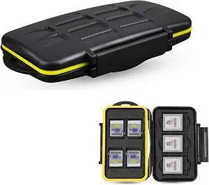 JJC 7 Slots Memory Card Case Holder for 3 XQD/Cfexpress Type-B & 4 SD Cards