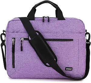 RAVUO 15.6 inch Laptop Bag for Women, Purple