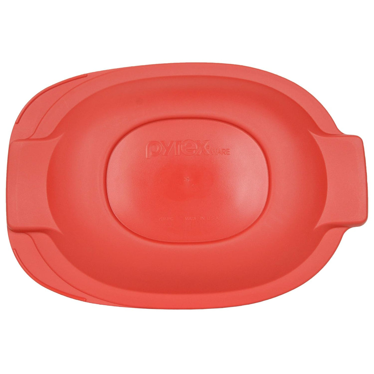 Pyrex 702-PC 2.5-Quart Oval Roaster Red Replacement Lid - Made in USA