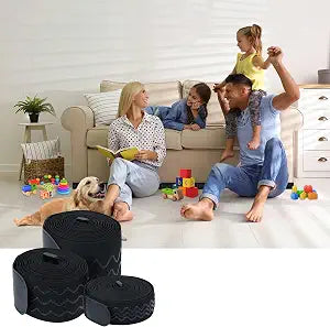 Under Couch Blocker 1.6in157" Under Sofa Blocker for Toy, Black