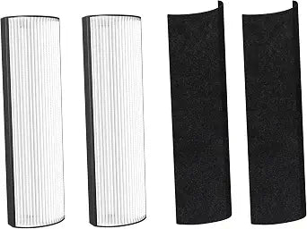 Nispira 2-in-1 True HEPA Replacement Filter PETWRFIL For Pure Enrichment PureZone Elite 4-IN-1 Tower Air Purifier PEAIRTWR (Pack of 2)