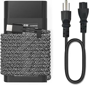 65W USB C Laptop Charger for HP OmniBook 3 5 7 X Flip 16" 14" 17.3" AI PC