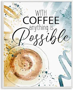 Coffee Humor Kitchen, 11 x 14 Inch Framed Gicle Print
