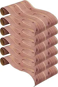 Household Essentials Cedar Drawer and Closet Shelf Liner | 6-Feet by 10-Inch | Brown, (Pack of 6)
